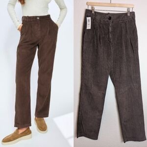 Aritzia Brown Corduroy Trousers